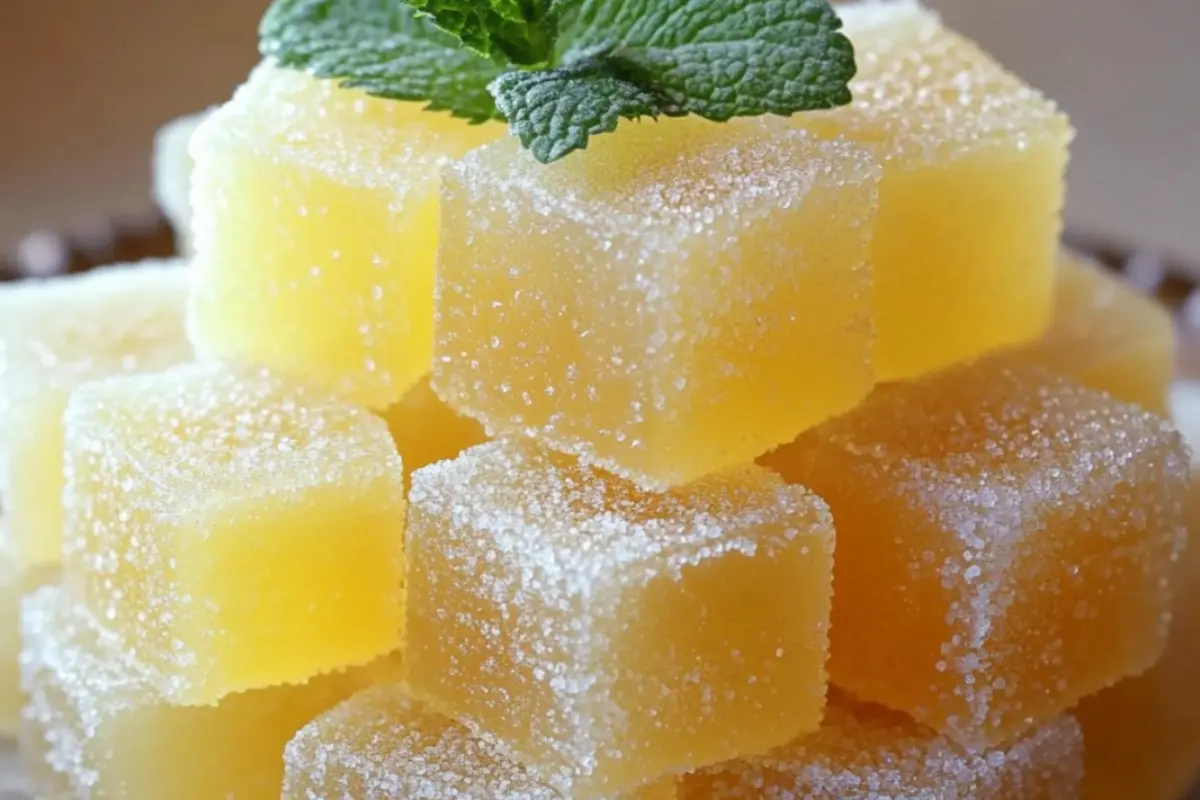 Pâte de Fruit à l'Orange et au Citron