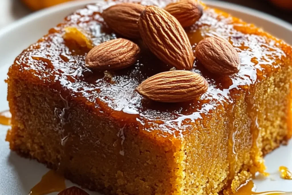 Gâteau Fondant d’Automne à la Courge, Amandes, Noisettes et Cannelle (Sans Beurre)