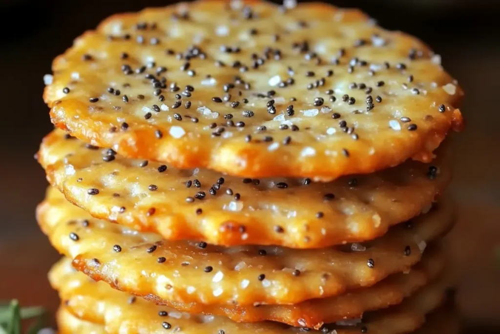 Sablés au Comté, Sésame et Herbes de Provence