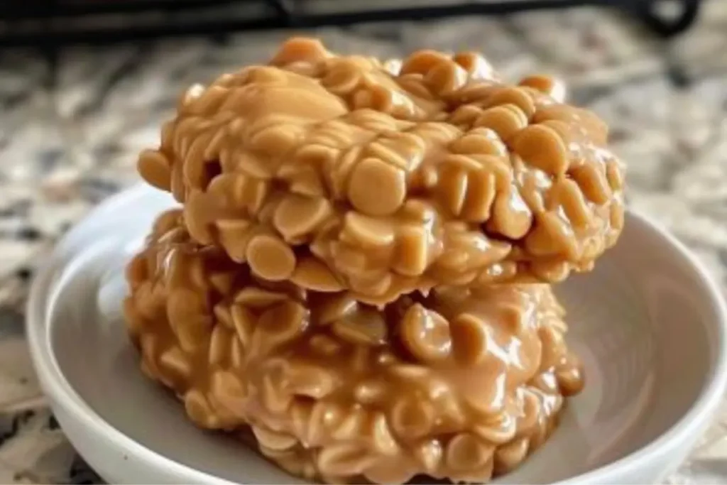 Cookies sans cuisson au beurre de cacahuètes