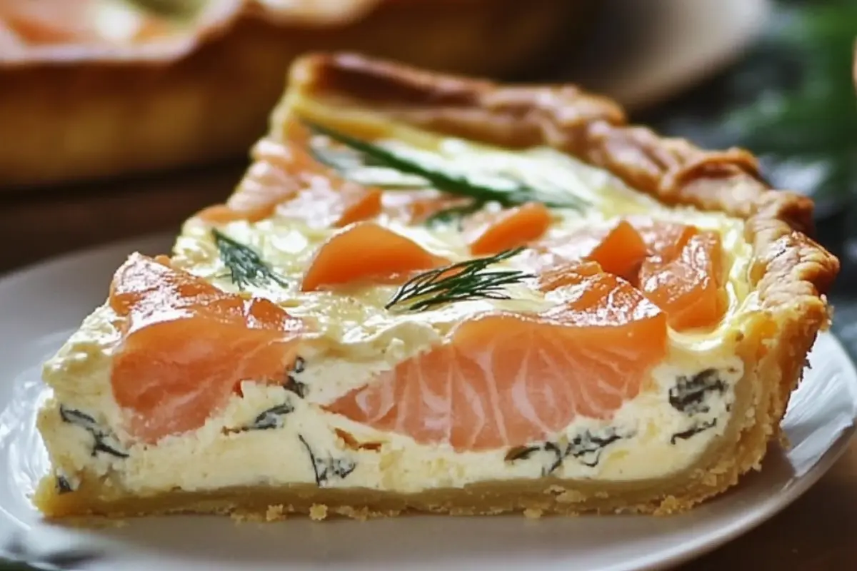 Quiche au Saumon et au Boursin