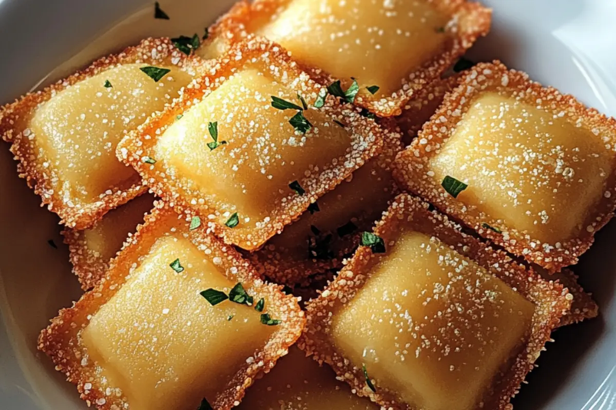 Ravioles Frites au Camembert