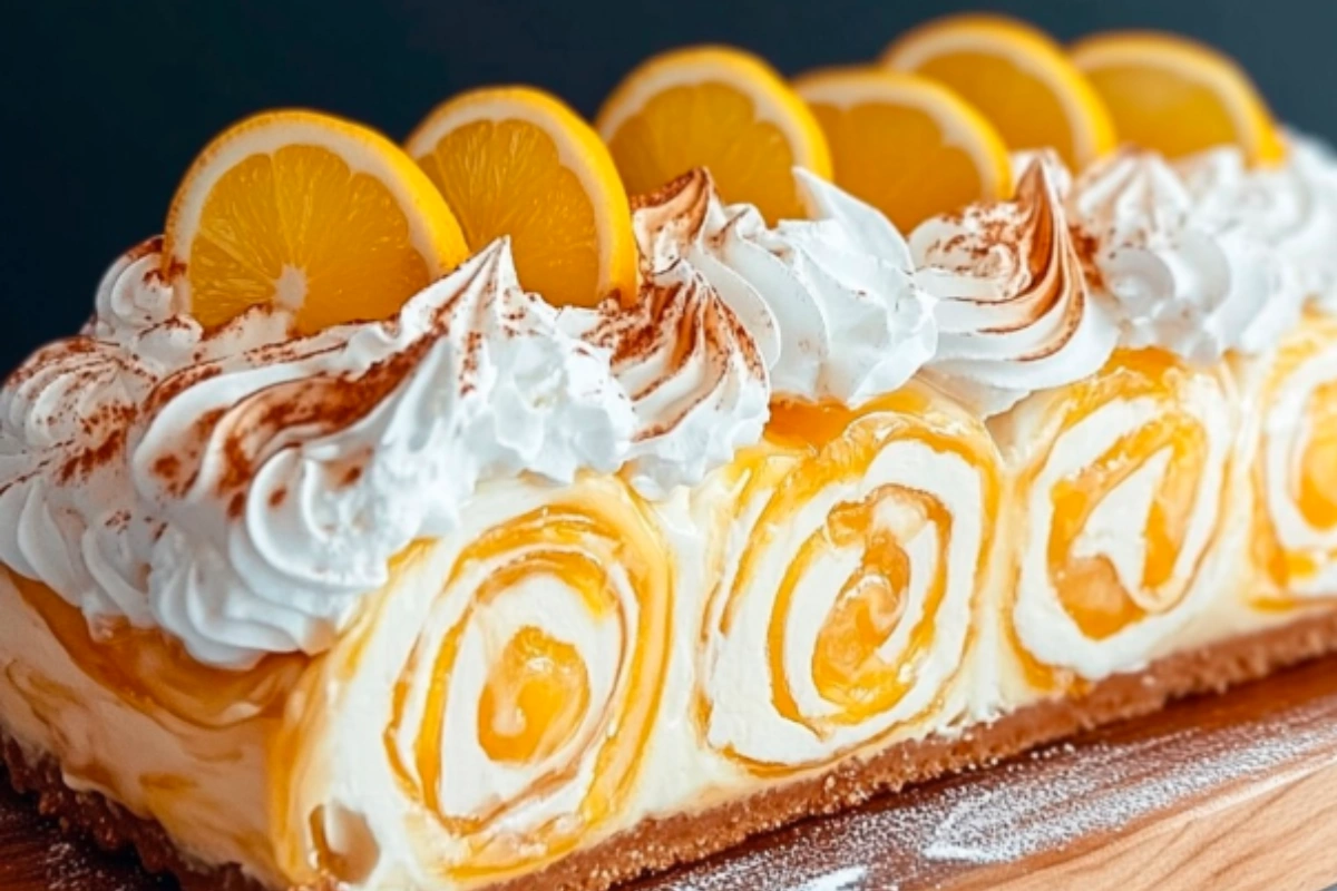 Bûche de Noël Façon Tarte Citron Meringuée