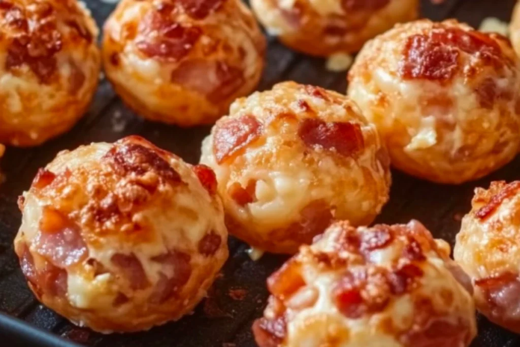 Bouchées aux Lardons et au Comté