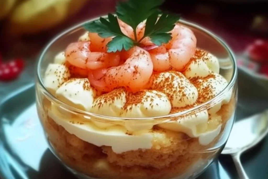 Tiramisu aux Crevettes Roses à Tomber par Terre
