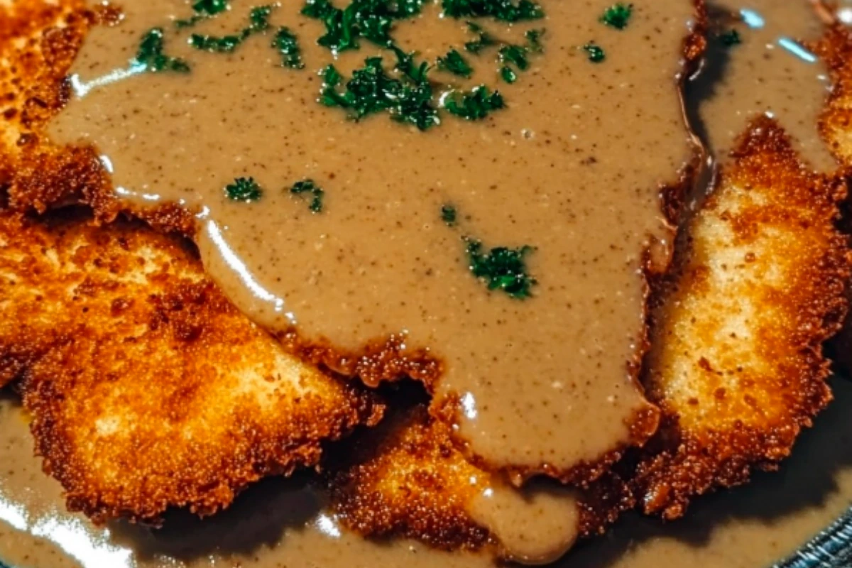 Escalope de Bœuf Panée avec Sauce Dijonnaise