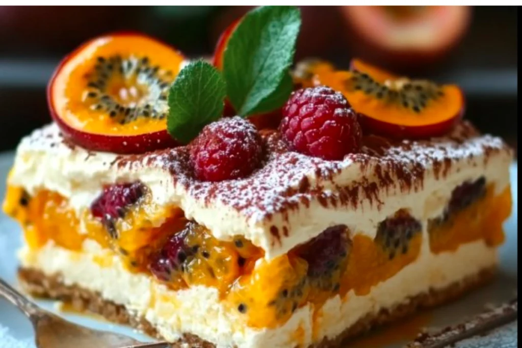 Tiramisu aux Fruits de la Passion et Mascarpone