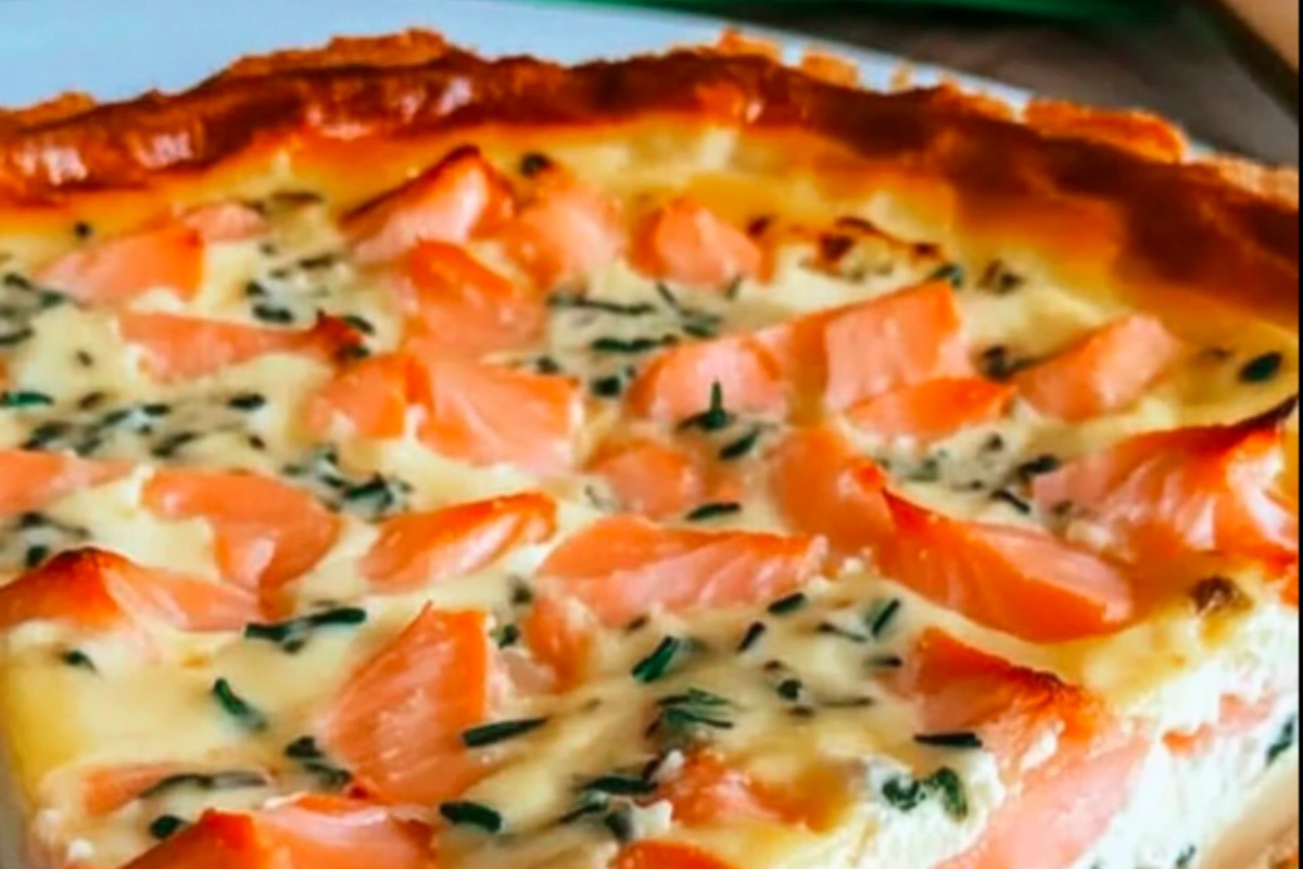 Quiche au Saumon et Boursin
