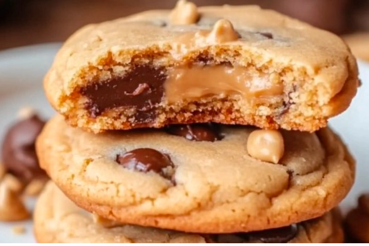 Cookies Cœur Fondant au Beurre de Cacahuète