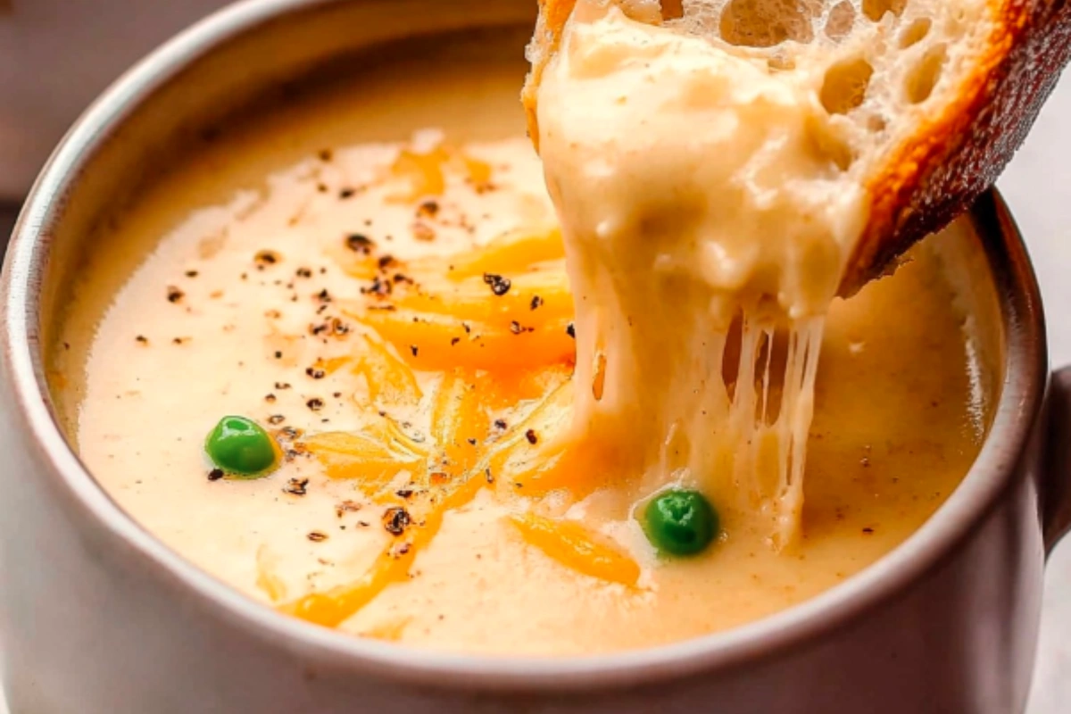 Soupe de Chou-Fleur Rôti au Cheddar et à l’Ail