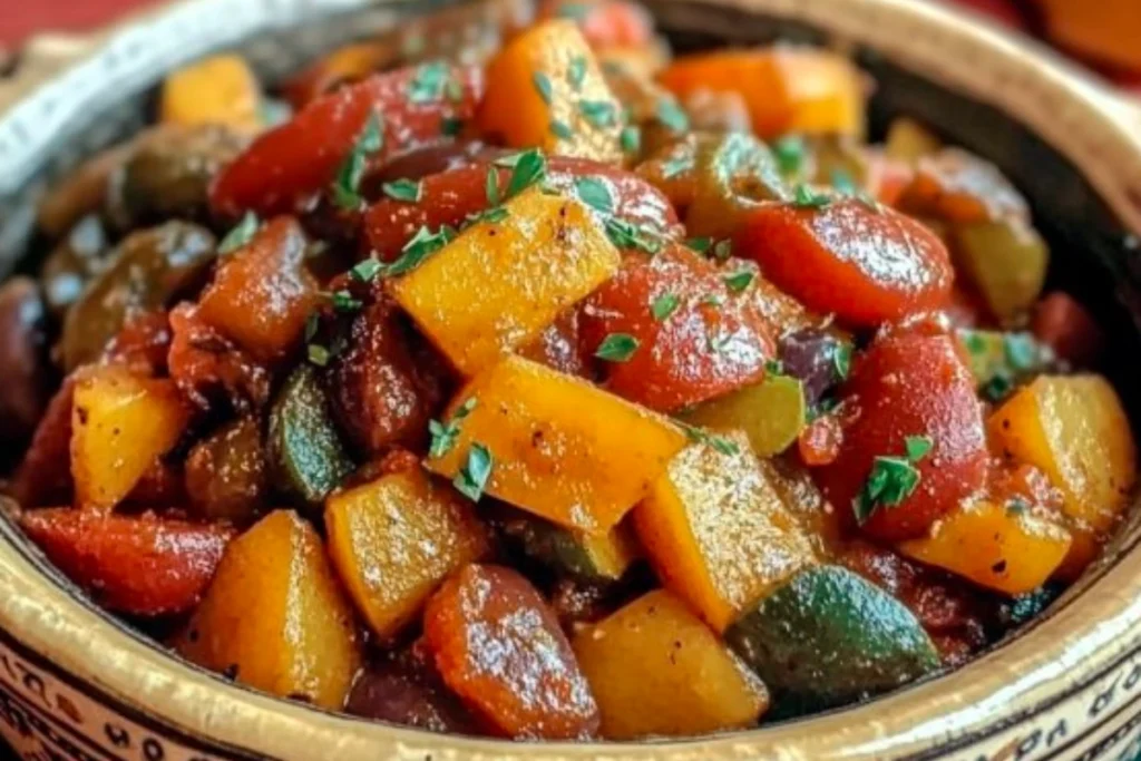 Tajine de Légumes et Pois Chiches