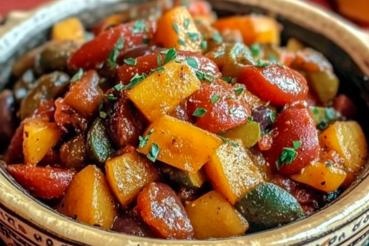 Tajine de Légumes et Pois Chiches