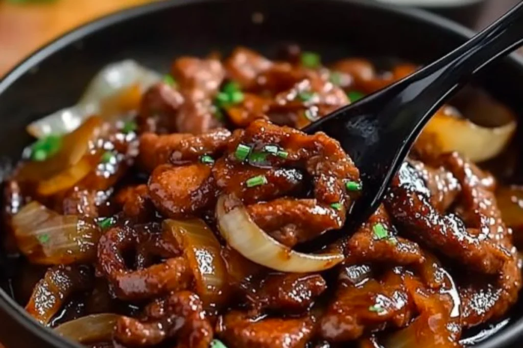 Bœuf Sauté aux Oignons