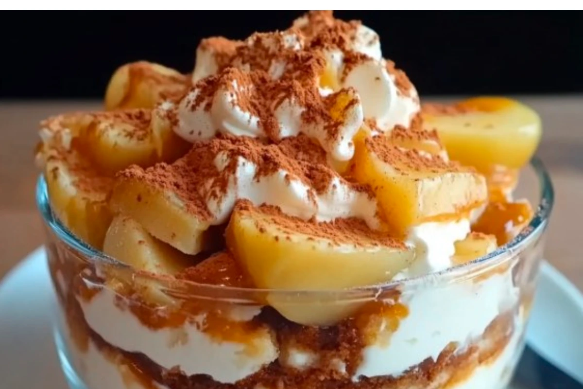 Tiramisu Caramel Beurre Salé et Pommes Poêlées