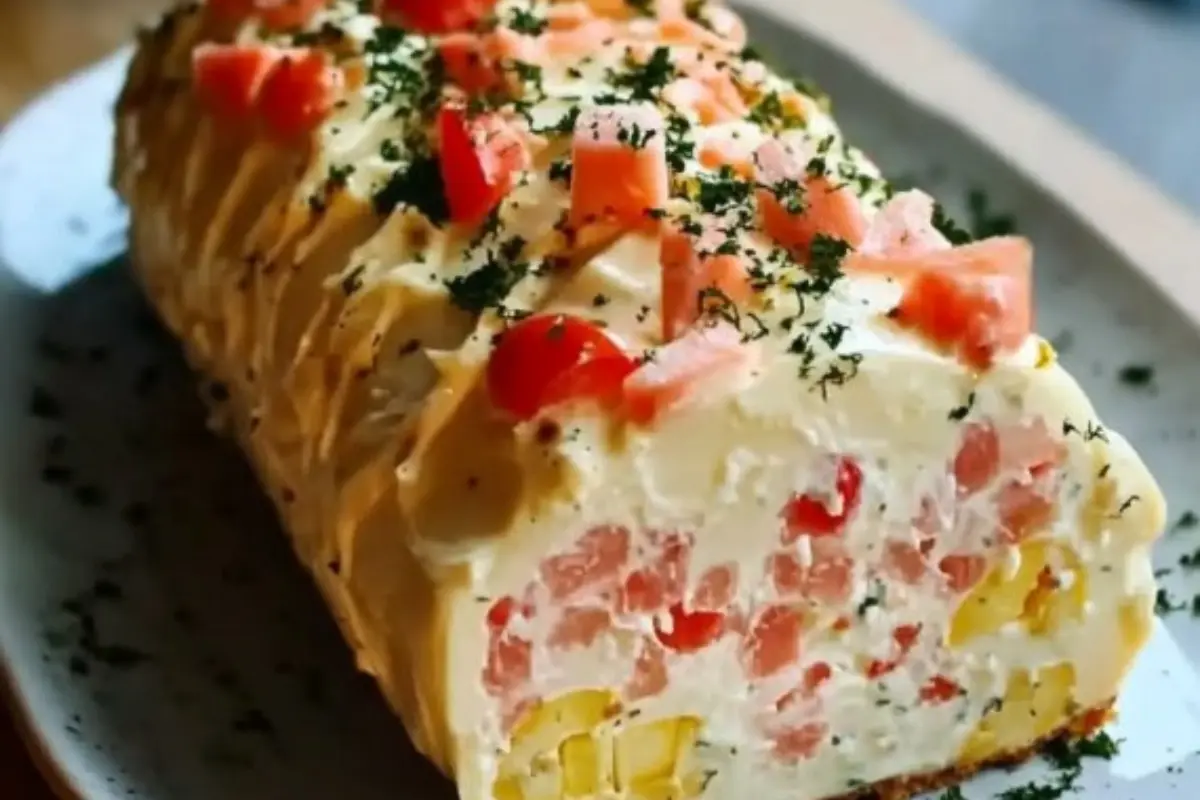 Bûche Salée aux Saveurs de la Mer