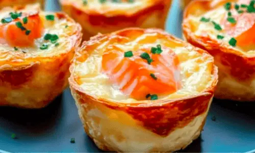 Bouchées de Quiche Sans Pâte au Saumon Fumé : Une Recette Savoureuse, Simple et Élégante