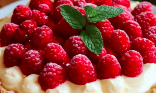 Tarte au mascarpone et à la framboise : Un dessert frais, onctueux et élégant